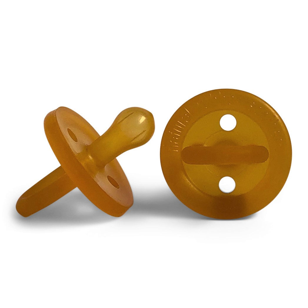 Twin Round Natural Rubber Soother | Eco Packaging