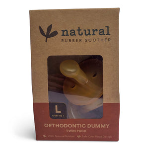 Twin Orthodontic Natural Rubber Soother | Eco Packaging