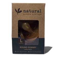 Twin Round Natural Rubber Soother | Eco Packaging